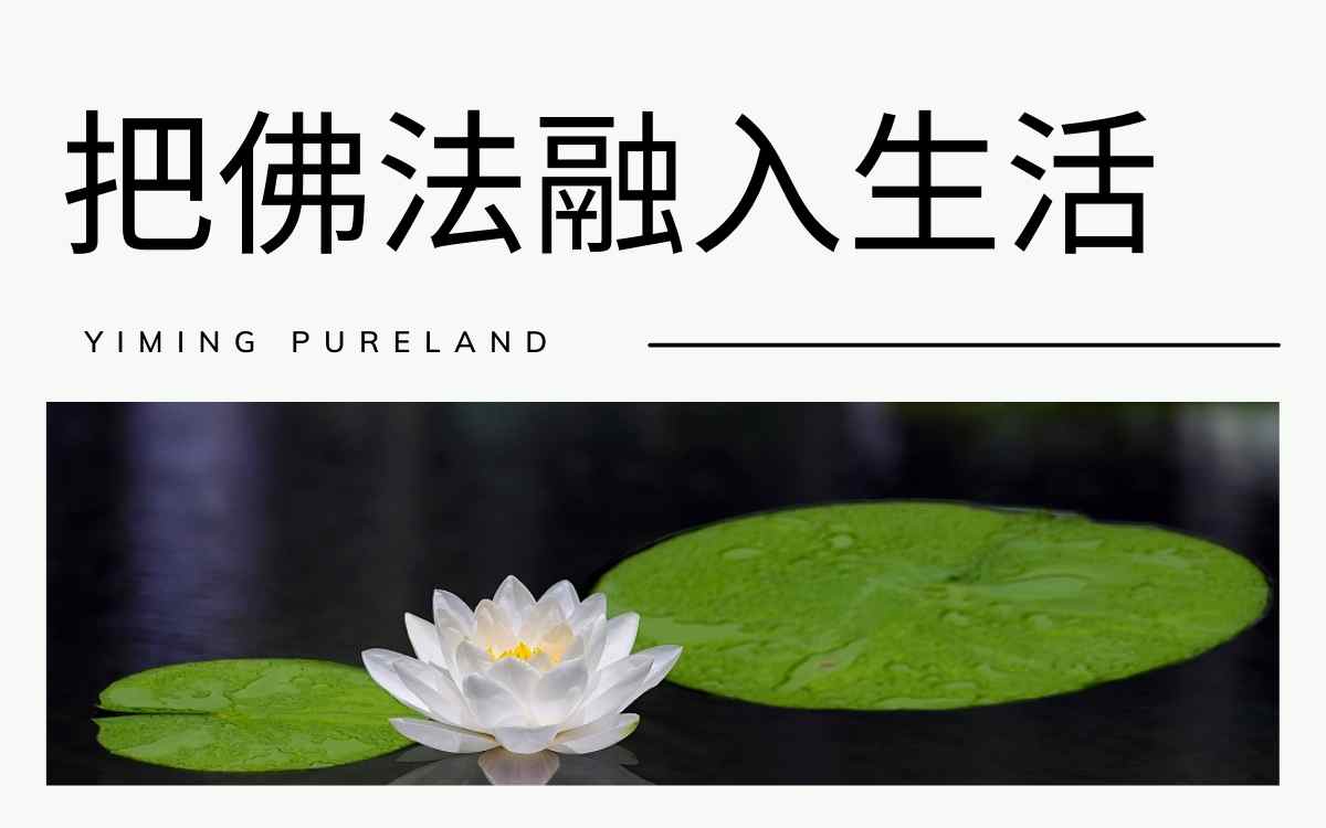把佛法融入生活