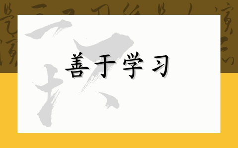 善于学习