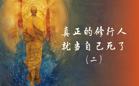 真正的修行人 就当自己死了（二）